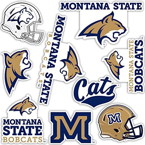 Montana State Üniversitesi Bobcats MSU Kediler Sticker Vinil Çıkartması Dizüstü Su Şişesi Araba Karalama Defteri (Levha Tipi