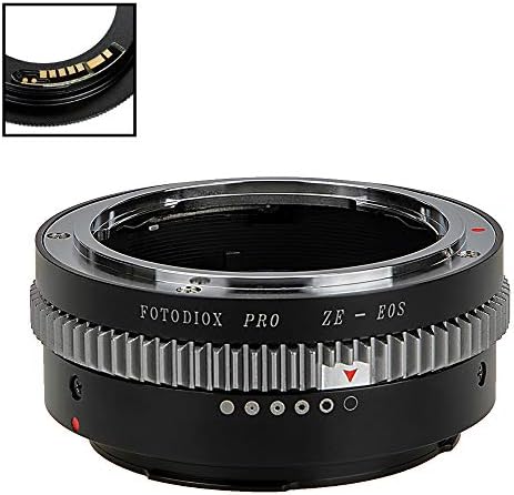 Fotodiox Pro Lens Montaj Adaptörü Mamiya 35mm (ZE) SLR Lens ile Uyumlu Canon EOS (EF, EF-S) Dağı D / SLR Kamera Gövdesi - Gen10