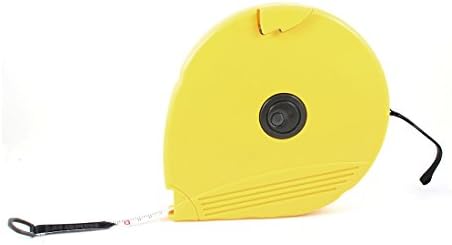 Aexıt Taşınabilir Sarı Araçları ve Ev Geliştirme Kabuk Metrik Fiberglas Mezura 50 M Mezura x 12mm