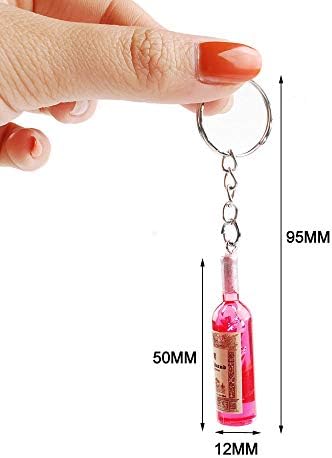 NWFashion minyatür 30PCS şarap şişesi cep telefonu çanta kolye takılar için