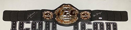 Lyoto Machida İmzalı UFC Şampiyonası Başlık Kemer PSA / DNA COA İmza Ejderha 98-İmzalı UFC Çeşitli Ürünler