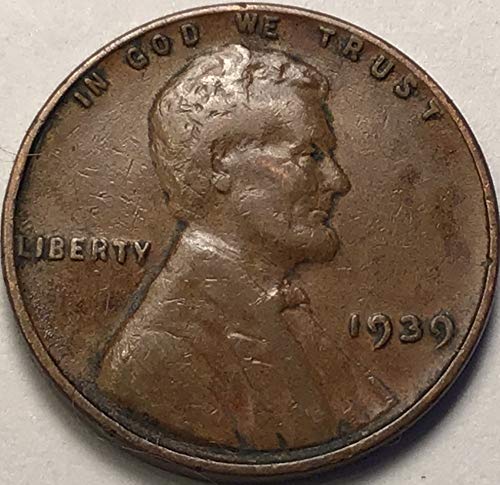 1939 Lincoln Buğday Cent Penny Seçimi Çok İnce Detaylar