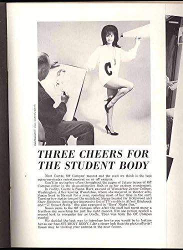 Kampüs Dışı-Ders Dışı Eğlence Dergisi-Amigo kapağı ve Orta Sayfa - UCLA Kızları 1962