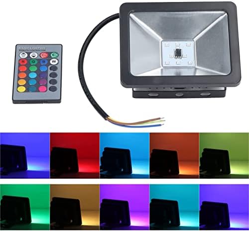 Akıllı RGB sel ışıkları, sağlam su geçirmez renk değiştiren LED sel ışık Uzun Süreli Kullanım için Avlular için doğal Noktalar