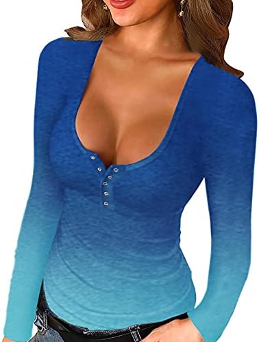 Bayan Yaz Tops, kadınlar Seksi Düşük Kesim Düğme Aşağı T-Shirt Kısa Kollu Rahat Düz Renk Temel Tees Bluzlar Tunik