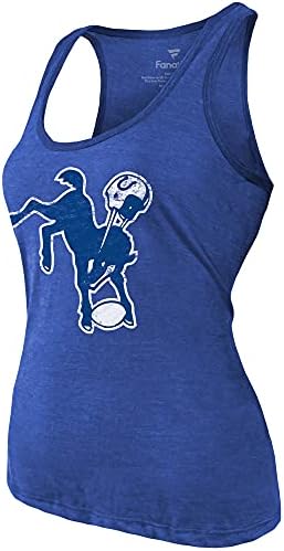 Kadın Majestic Konuları Jonathan Taylor Heathered Royal Indianapolis Colts Tarihi Logo Adı ve Numarası Tri-Blend Tank Top
