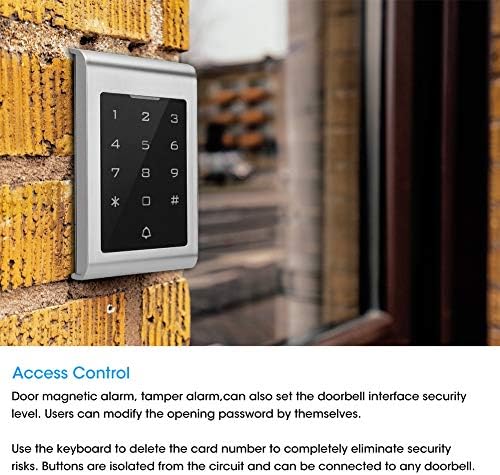 Kapı Girişi, Konutlar için Ofisler için Akıllı Erişim Kontrolü Çok İşlevli (Erişim Kontrol Makinesi + 10 ID Tokaları)