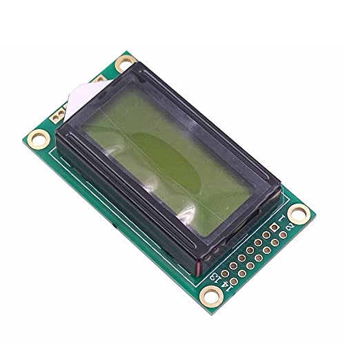 Sarı LCD Modülü 8x2 Karakter Ekran Ekran 0802LCD Modülü 3.3 V / 5 V LED LCD Arka Arduino DIY Kiti için