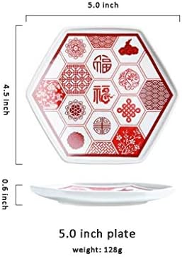 Çin Tarzı Kırmızı Mutfak Yemek Kase Tabaklar Porselen Kase Tahıl Çorba Makarna Meyve ve Salata pirinç kaseleri Seramik Sofra