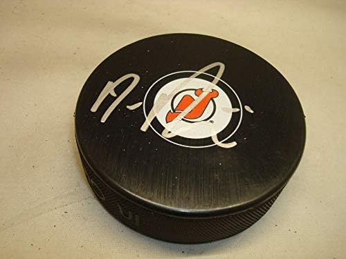 Mirco Mueller İmzalı New Jersey Devils Hokey Diski İmzalı 1B İmzalı NHL Diskleri