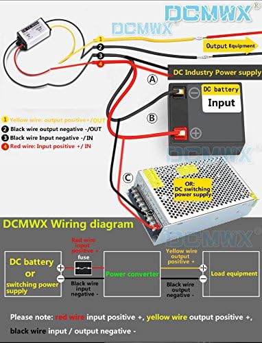 DCMWX buck gerilim dönüştürücüler 24 V damla 15 V adım aşağı araba güç invertörleri Giriş DC18V-40V Çıkış 15V1A2A3A su geçirmez