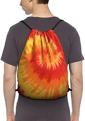 Dize çanta kravat boya hafif Cinch spor çanta spor Yoga ipli sırt çantası kadın erkek ve çocuklar için
