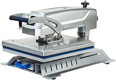 WLL-DP küçük salıncak tipi manuel süblimasyon ısı basın transfer makinesi, 16 × 20 inç, Ped paket bez T-Shirt karo baskı için