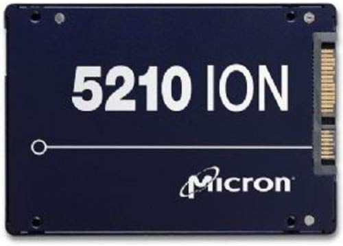 Micron 5200 5210 Ion 3.84 TB Katı Hal Sürücüsü-SATA 600-2. 5 Sürücü - Yoğun Okuma-0.8 Dwpd-Dahili-540 MB/S Maksimum Okuma Aktarım
