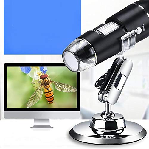 Homyl 3 in 1 Taşınabilir Dijital Mikroskop 50X için 1600X, 8 LED Büyütme Endoskop Kamera ile Standı-1600X