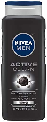 Erkekler için Nıvea Aktif Temiz Vücut Yıkama-16.9 oz