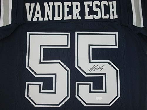 Leighton Vander Esch Dallas Cowboys imzalı donanma forması JSA