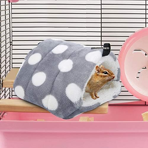Taidda-Sağlam Pazen Shu Büyük Nokta Sıcak Hamster Hamak, Hamster Asılı Yatak, yatak Ev için Hamak Asılı Hamster Hamak Küçük