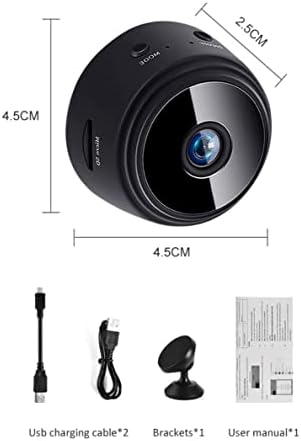 Mini Casus Kamera, 720 P Yüksek Çözünürlüklü Kızılötesi Mikro Monitör, Ev ve Şirket Güvenliği için Uygun, Gece Görüş Fonksiyonu