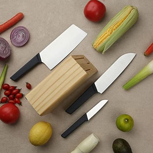 Bıçak Seti, paslanmaz Çelik mutfak Bıçağı Seti 4 adet Kesici Tutucu Blok Şef Doğrama Bıçağı Dilimleme Aracı Meyve Bıçakları Mutfak