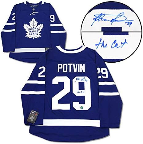 Felix The Cat Potvin Toronto Maple Leafs İmzalı Fanatik Forması - İmzalı NHL Formaları