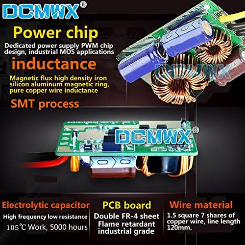 DCMWX boost gerilim dönüştürücüler DC12V değişiklikleri 16.3 V step up araba güç çeviriciler Giriş DC9V-16V Çıkış 16. 3V1A2A3A4A5A6A8A10A