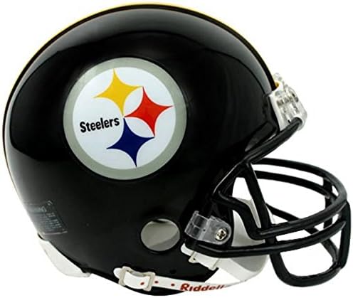 Riddell Pittsburgh Steelers Çoğaltma Mini Kask w / Z2B Yüz Maskesi