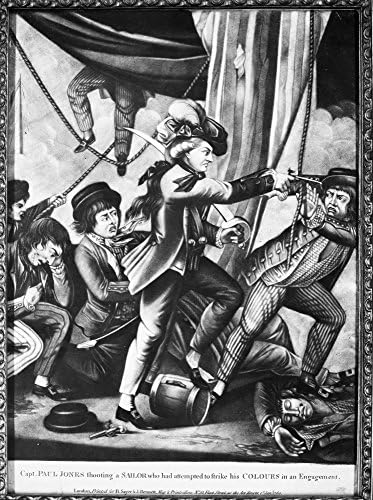 John Paul Jones (1747-1792) Amerikalı (İskoç Asıllı) Deniz Komutanı Jones, Nişan Sırasında Renklerine Vurmaya Çalışan Bir Denizciyi