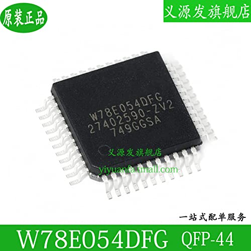10 ADET Mikrodenetleyici W78E054DFG QFP-44 Orijinal çip 8 bit MCU 40 MHz-16KB Flash Bellek