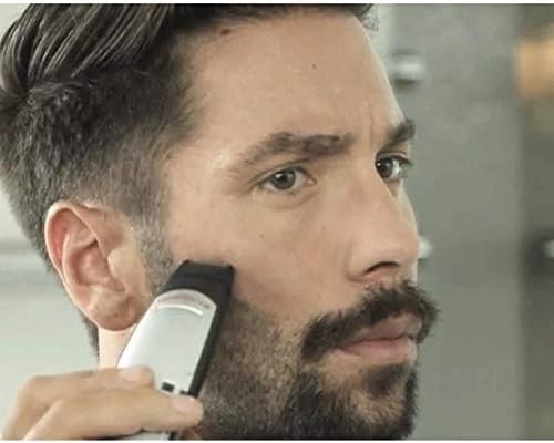 UXZDX Profesyonel Elektrikli Saç Kesme Erkekler için, Su Geçirmez ve Şarj Edilebilir Akülü En İyi Saç Düzeltici Sessiz Akülü