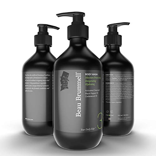 Erkekler için Beau Brummell / Duş Essentials Paketi / Şampuan + Saç Kremi + Vücut Yıkama 16.9 OZ Şişeler