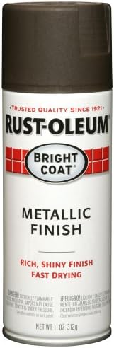 Rust-Oleum 7710830 Stops Rust Parlak Kaplama Metalik Sprey Boya, 11 Ons (1'li Paket), Altın
