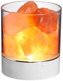 Kristal Tuz Lambası ev lambası, kristal Tuz Lambası USB Şarj Himalaya Kristal Başucu Lambası Dekoratif Kristal Gece Lambası ile