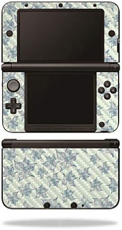 Nintendo 3DS XL için MightySkins Karbon Fiber Cilt Orijinal (2012-2014) - 3D Çiçekler / Koruyucu, Dayanıklı Dokulu Karbon Fiber
