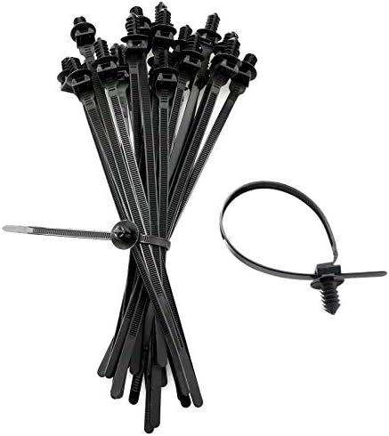 ZZHXSM 30 adet 5.5x210mm Kablo Zip Bağları Siyah Naylon Kendinden Kilitleme Kravat Kablo ve Tel Montaj, paketleme ve Nakliye