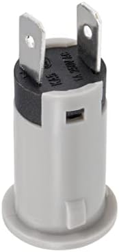 uxcell Buzdolabı Kapı ışık anahtarı 5mm Anlık Buzdolabı Anahtarı Normalde Kapalı PS-KA5 AC 250 V 1A Gri 2 adet
