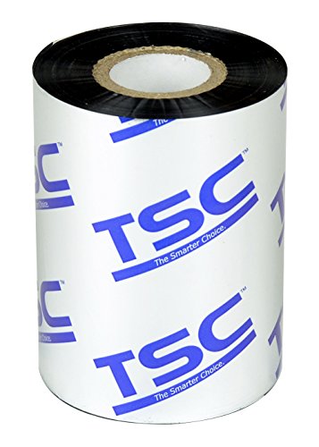 TSC 35-W165600 - 20CA Standart Balmumu Şerit, 6.50 x 1968', TTP286MT için 1 Çekirdek CSO, TTP384-MT Termal Barkod Etiket Yazıcısı