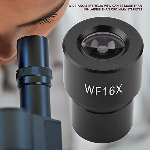 DM-WF009 WF16X Büyütme Mikroskop Geniş Açı Mercek Arayüzü 23.2 mm Yüklemek Çapı Mikroskop Oküler