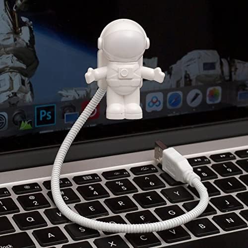 Spaceman USB okuma ışık lambası esnek LED Kontrol Anahtarı USB şarj portu Göz Bakımı Plug in Taşınabilir PC bilgisayar için Kız