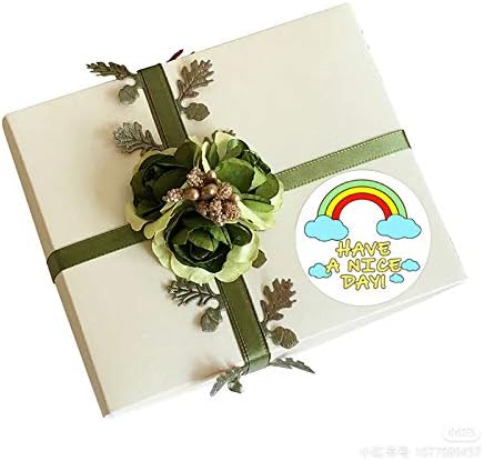 Besttile Mutlu Posta Çıkartmaları Güzel Bir Gün Geçirin En İyi Dileklerimle Etiket, Zarf Mühürleri için 2 İnç Yapışkanlı Sevimli
