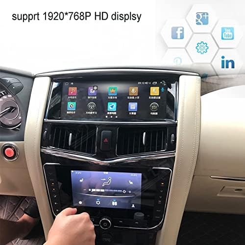 KiriNavi Araba Stereo Radyo Infiniti ıçin QX80 Andriod 10 6 çekirdekli GPS Navigasyon Bluetooth ıle 12.3 ınç + 8 ınç HD IPS Dokunmatik
