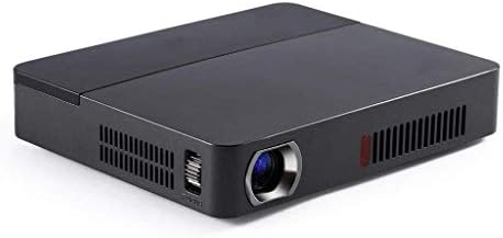 ZZNNN LED Video Projektör,Şarj edilebilir Pil,DLP, Film Akışı için Yüksek Çözünürlüklü Ekran, Sunumlar, Akıllı Telefonlar, Tabletler,