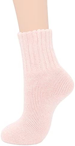 Zando Rahat Çorap sıcak tutan çoraplar Yün Çorap Kadınlar için Sevimli Çorap Kadınlar için Çizme Mürettebat Çorap Uzun Kalın