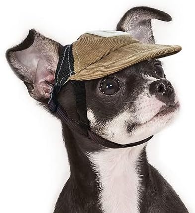 Köpek spor şapka açık evde beslenen hayvan Sunbonnet şapka köpek beyzbol şapkası ayarlanabilir kulak deliği ile zevk