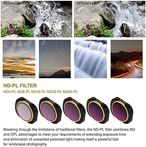 Newmind Profesyonel Optik Cam Kamera Lens Filtre Kamera Lensler, CPL ND-PL Filtreler Set, OSMO için POCKET2 Çok Kaplamalı Yedek-CPL