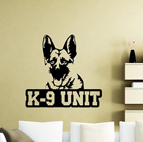 K-9 Köpek Duvar Çıkartması K9 Ünitesi Polis Hayvan Evcil Poster Vinil Sticker Ev Yatak Odası Oturma Genç Çocuk Bebek Odası Çocuk