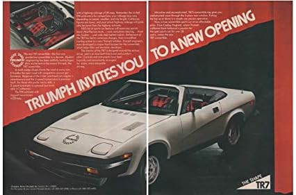 Dergi Basım İlanı: 1979 Triumph TR7,Sizi Yeni Bir Açılışa Davet Ediyor.şekilli