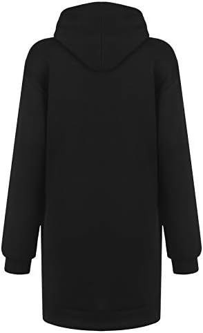 Wondba kadın Yaz Üstleri ve Bluzlar sevgililer Günü Aşk Baskı Uzun Kollu Kapüşonlu Sweatshirt Elbise
