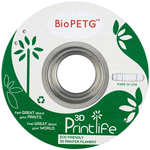 3D Printlife BioPETG: Çevre Dostu PETG 2.85 mm Beyaz 3D Yazıcı Filamenti, Boyutsal Doğruluk