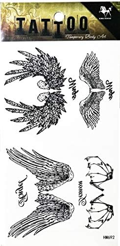 PP DÖVME 1 Sayfalık Kelebek Kuş Dövme Etiket Geçici Dövmeler Tasarımlar Sahte Vücut Sanatı makyaj Adam Kadınlar ıçin Moda Koleksiyonu